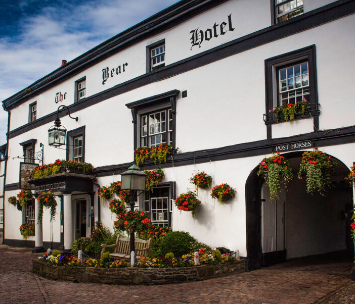 the Bear Hotel in Crickhowell